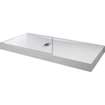 Novellini Ultra flat receveur de douche acrylique rectangulaire avec antidérapant 160x80x12cm incl. pieds et siphon blanc 0336032