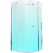 Novellini Young 2.0 R1 cabine de douche quart de cercle avec porte pivotante et panneaux fixes 97,5/99,5x200cm matchroom/transparent 0335911