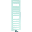 Zehnder Metropolitan Spa radiateur sèche-serviettes 175x50cm 775 watts Acier Blanc brillant SW48249