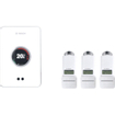 Bosch Easycontrol set avec 1x thermostat d'ambiance intelligent simple et 3x thermostat de radiateur intelligent tête blanche SW242070