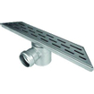 Aco Showerdrain d slot caniveau de douche 30x7cm h 11 5 ss sortie latérale 50mm inox GA69915
