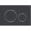 Geberit Sigma 20 Bouton de commande WC 24.6x16.4cm Noir mat SECOND CHOIX OUT6633