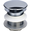 Viega bouchon à vis pour lavabo sans trop-plein 5/4x60x50mm chrome 0520454