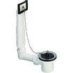 Viega kit de débordement 6/4 70mm avec bouchon avec chaîne 0521183