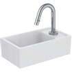 Ideal Standard Tempo ensemble lavabo céramique 37x21cm trou de robinet à droite blanc SW420663