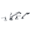 Dornbracht Madison Flair Mélangeur de rebord de baignoire 4 trous sans levier platine mat 0470254