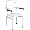 Handicare Handicare Linido chaise de douche hauteur d'assise 54cm avec accoudoirs relevables blanc 0607120