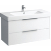 Laufen Base for Pro S meuble sous lavabo avec 2 tiroirs pour lavabo H813966 101x44x53cm blanc brillant SW157451