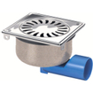 Van den Berg siphon de sol inox 146x146mm sortie latérale INOX SW389107