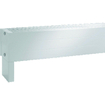 Vasco Flat Plint Line radiateur de plinthe plat type 33 200x1000mm 866W raccordement 8008 blanc structuré SW29270