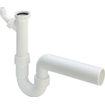 Viega Gootsteenafvoeren Siphon 1. 1/2 pouceinch inclus tuyau mural Matière synthétique Blanc SW111080