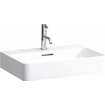 Laufen VAL lavabo 42x60x11.5cm avec trou de robinet avec trop-plein face inférieure polie SaphirKeramik blanc SW28247