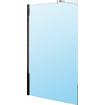 Novellini Kuadra paroi de douche à l'italienne H 87/90x200cm avec barre de fixation murale 100cm chrome/transparente 0336354