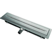 Aco Showerdrain wtw caniveau de douche 90x12cm hauteur 120mm raccord gauche inox GA23702