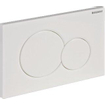 Geberit Sigma01 bedieningsplaat - 2-toets spoeling - ronde knoppen - Alpien wit 0700518