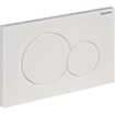 Geberit Sigma01 bedieningplaat met dualflush frontbediening voor toilet/urinoir 24.6x16.4cm chroom TWEEDEKANS OUT7344