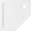 Wisa Malaga Receveur de douche acrylique pentagonale 90x90x3.5cm Blanc 0790207