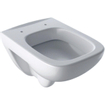 Geberit Renova plan WC suspendu - avec couvercle - 54cm - avec bord d'évacuation - fond creux - blanc SW1212702