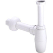 Viega Vidanges d'évier Siphon 1.1/4inch avec rosace y compris tube mural Polypropylène Blanc SW111552