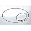 Rezi Basic Plaque de commande - multi double chasse - commande frontale - blanc 0700147