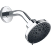 Dornbracht douche de tête murale 10cm avec 3 jets noir mat SW87437