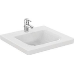 Ideal Standard Connect Lavabo H16.5xP55.5cm 45cm 1 trou de robinet rectangulaire Céramique Blanc SW117799