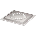 Berg van den regard de rénovation 146x146x11 mm INOX GA88245