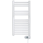 Zehnder Aura E Radiateur sèche-serviettes électrique 90,6x50cm 500 watts 230 volts | 50 Hz Acier Blanc brillant SW205920