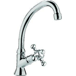 Paffoni Viola Robinet de lave-mains 1/2 inch 1 trou de robinet Chrome brillant SW119049