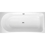 Bette Ocean Baignoire 170x80cm 52cm avec trou rectangulaire avec trop-plein Acier émaillé Blanc SW114808