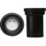 ABU Manchette d'évacuation pour WC Plastique Noir SW114155