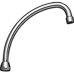 Neoperl Cascade Bec pour robinetterie sanitaire H17cm 1/2 inch avec bec pivotant Laiton Chrome brillant SW112186