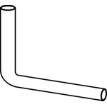 Wisa Valpijpbocht pour WC H28xL40cm diamètre : 5cm Plastique Blanc SW111161