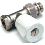 SAR Robinet d'arrêt de radiateur droit 1/2 auto-obturant Kvs 1,25 m3 h 409U 7500166