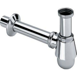 Viega Siphon 1.1/4inch avec rosace incluant tube mural Laiton Chrome SW111135
