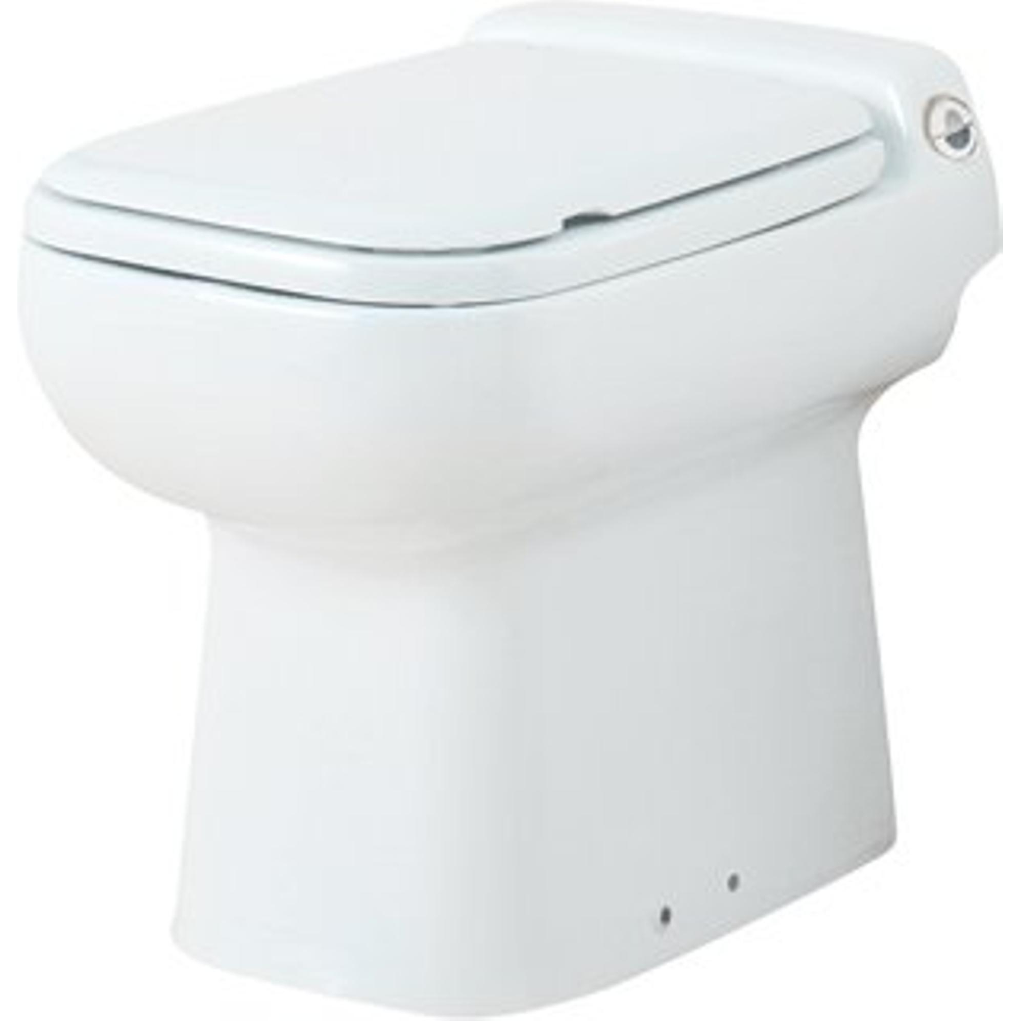 Sanibroyeur Sanicompact Luxe Broyeur sanitaire dans WC sur pied avec  abattant
