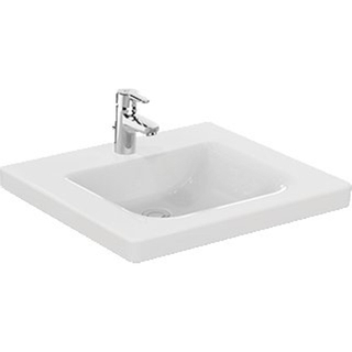 Ideal Standard Connect Lavabo 16.5x55.5x45cm 1 trou de robinet rectangulaire céramique Blanc