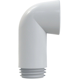 Wisa Closetafvoerbocht Avec Manchon 180 Mm. 302C Blanc