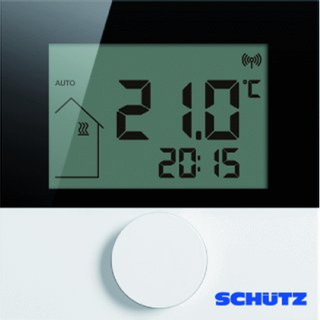 Schutz varimatic thermostat d'ambiance h8.6xw8.6xd2.65cm blanc