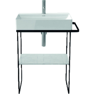 Duravit Durasquare metalen console 665x740x451mm zwart zijdemat
