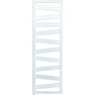 Zehnder Ribbon Radiateur sèche-serviettes électrique 182,3x50cm 230 volts | 50 Hz Acier Blanc brillant