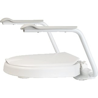 Etac Hi-Loo Rehausse toilette - 6cm - synthétique - Blanc