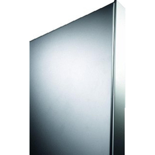 Vasco Flat V Line paneelradiator vlak type 21 400x2200mm 1283W aansluiting 8008 wit structuur