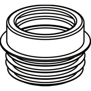 Wisa NKS Manchon d'évacuation WC L9cm Plastique Blanc