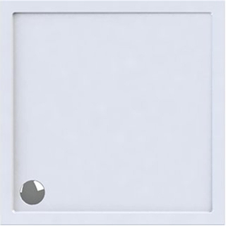 Wisa Maia receveur de douche h5xb90xl90cm vidange 90mm carré acrylique blanc