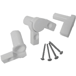 Novellini Aurora charnières en plastique 20 mm, blanc