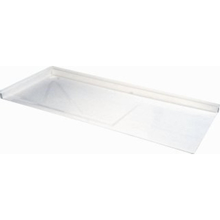 Apollo Medical BV Kingfisher Douchebak 185x80x9.2cm 85cm rechthoek vuilafstotend 1antislip Microban Wit