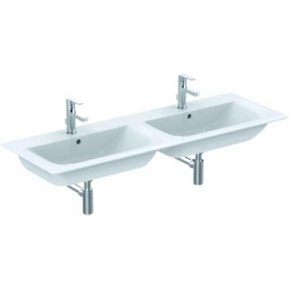 Ideal Standard Connect Air Lavabo pour meuble 16.5x46x45cm 2 trous de robinet rectangulaire céramique blanc
