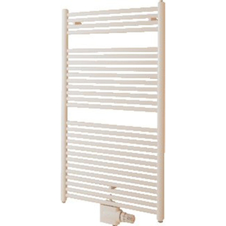 Zehnder Toga radiateur sèche-serviettes 71,6x60cm 456watt acier blanc brillant