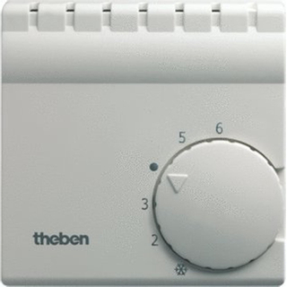 Theben thermostat d'ambiance h7.5xw7.5xd2.8cm blanc